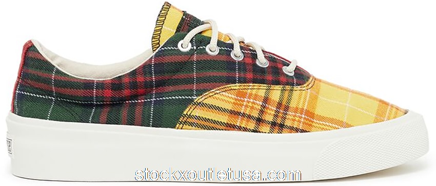 Outlet Converse Skid Grip Ox Twisted Plaid 169218C
