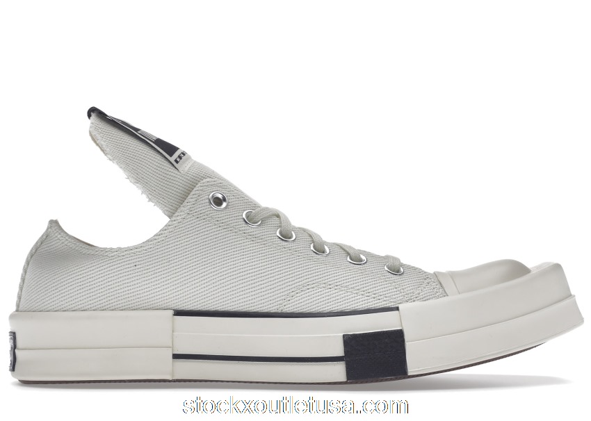 Outlet Converse TURBODRK Chuck Taylor All-Star 70 Ox Rick Owens DRKSHDW White 172345C