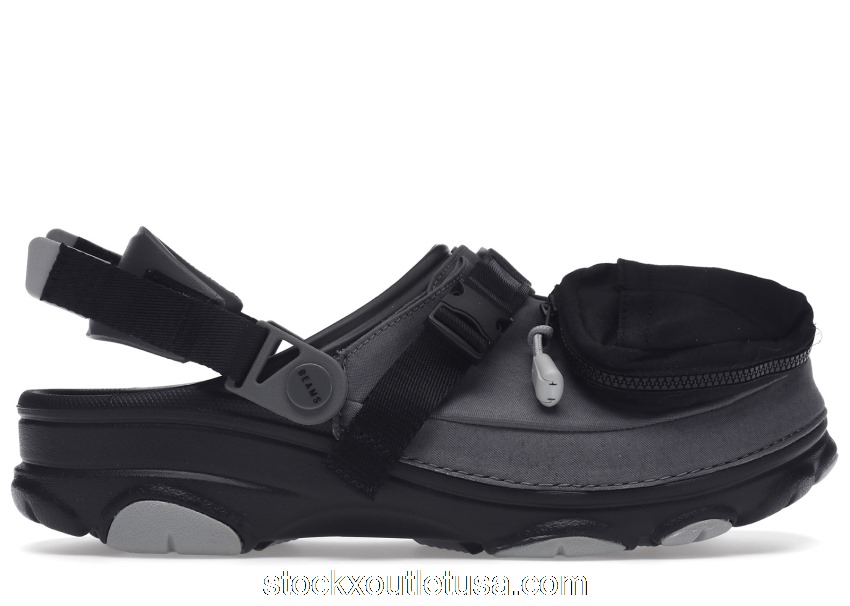 Outlet Crocs Bespoke Classic All-Terrain Beams Outdoor Grey Black