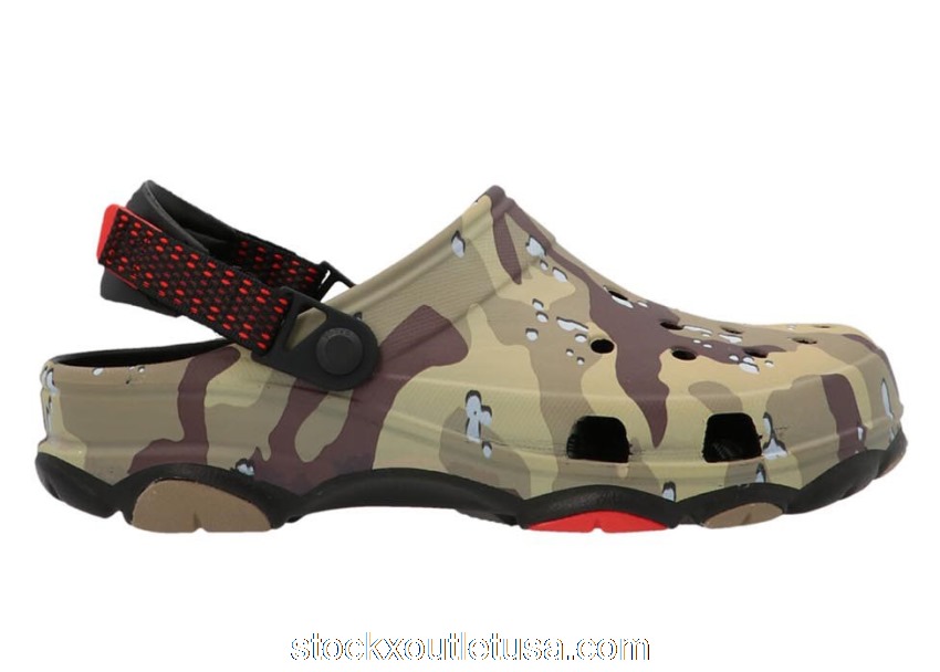 Outlet Crocs Classic All-Terrain Clog Desert Camo Tan