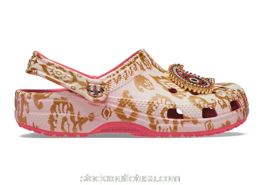 Outlet Crocs Classic Clog Chumbak Ikkat & Paisleys Beige 207986-90h