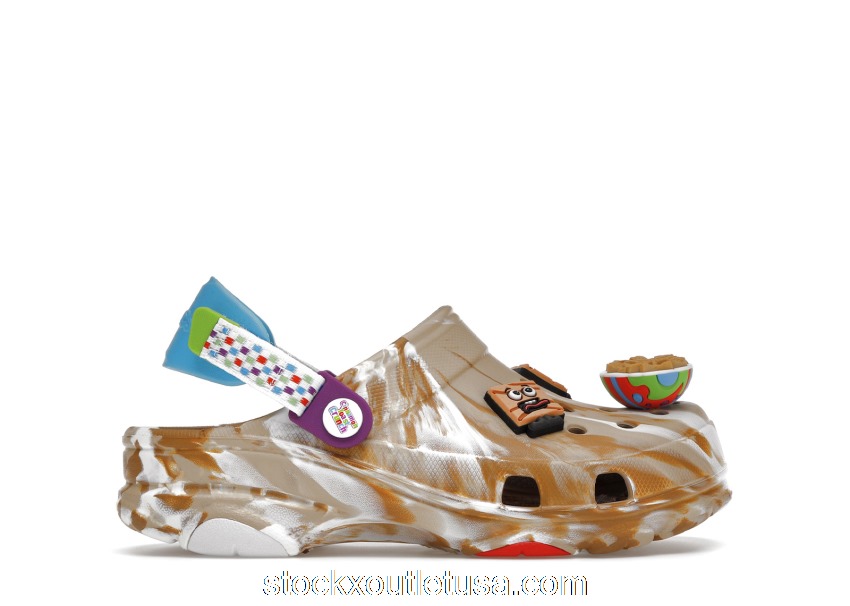 Outlet Crocs Classic Clog Cinnamon Toast Crunch (GS) 207925-2E9
