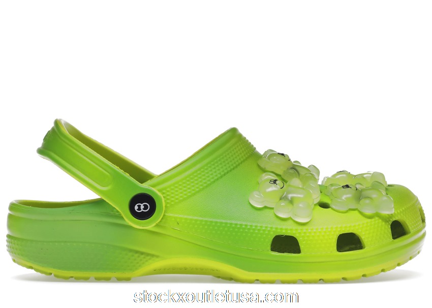 Outlet Crocs Classic Clog Lazy Oaf Gooey Bear Green