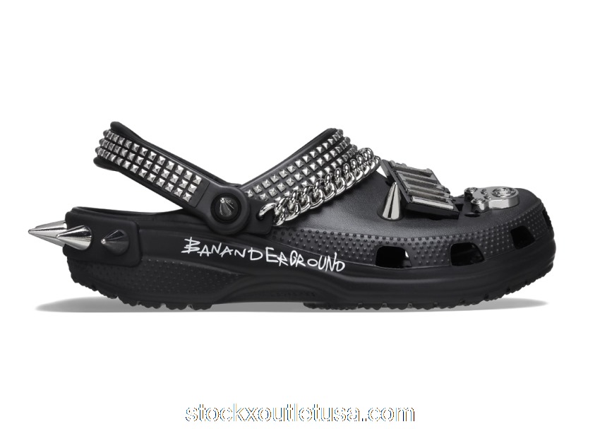 Outlet Crocs Classic Clog Little Big Black
