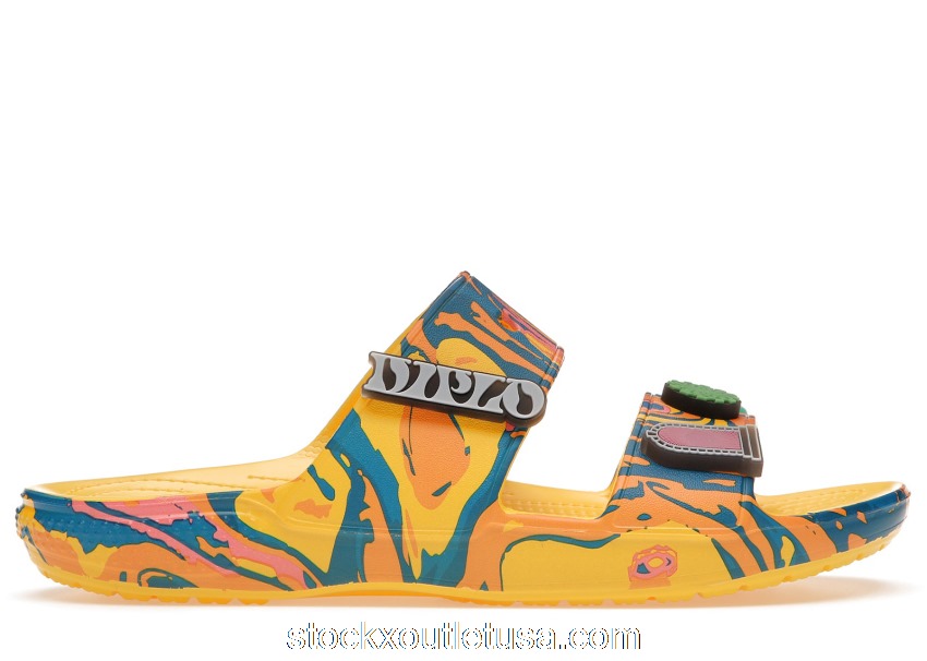 Outlet Crocs Classic Slide Diplo Take a Walk on the Weird Side 207384 90H