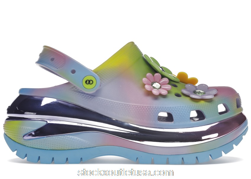 Outlet Crocs Mega Crush Clog Lazy Oaf New Dimensions 207935-90H