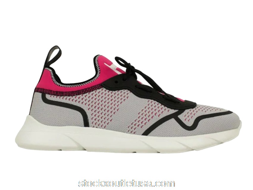 Outlet DIOR B21 Neo Technical Knit Grey Pink 3SN243YJC H863