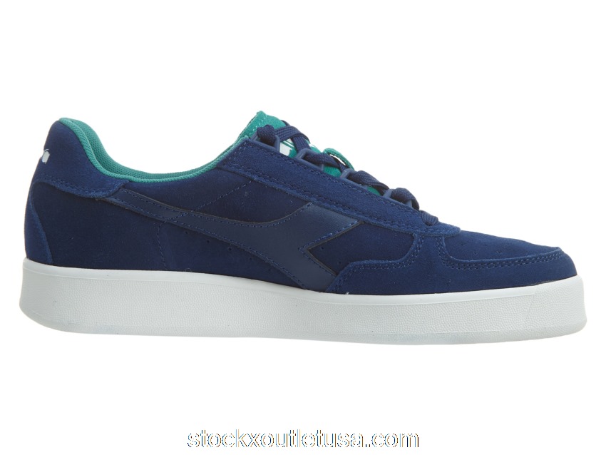 Outlet Diadora B Elite Suede Estate Blue Porclain Green 170952