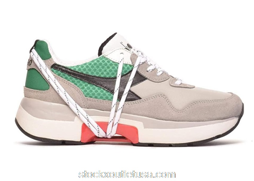 Outlet Diadora N9000 TXS H Lace Up Grey Watermelon 174817 C6849