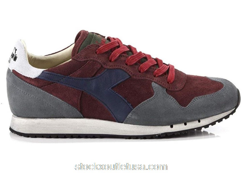 Outlet Diadora Trident Maroon Grey 157664 C7161