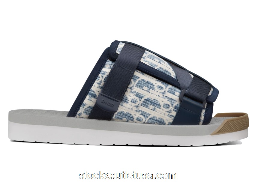 Outlet Dior Alpha Slide Blue 3SA081ZLA_H560