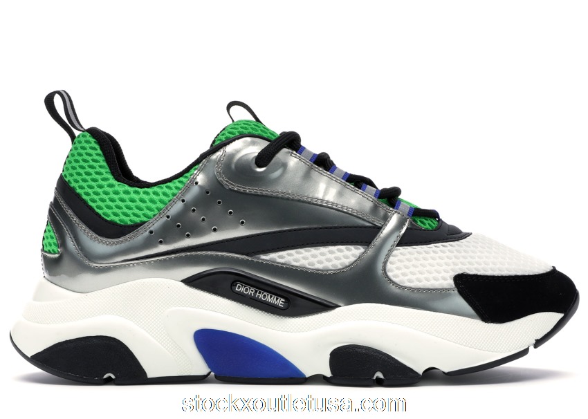 Outlet Dior B22 Green Silver 3SN231YIZ_H161