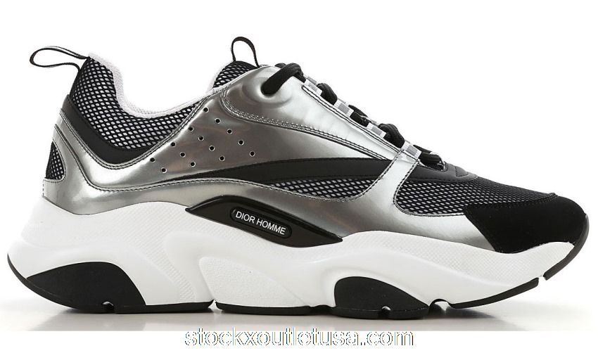 Outlet Dior B22 Silver Black 3SN231YIY_H169