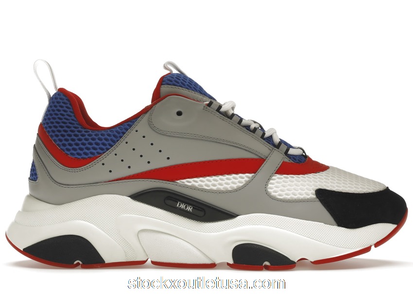 Outlet Dior B22 White Red Blue 3SN231YRK_H865