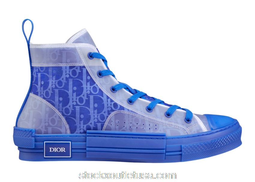 Outlet Dior B23 High Blue Oblique 3SH118ZMK_H561