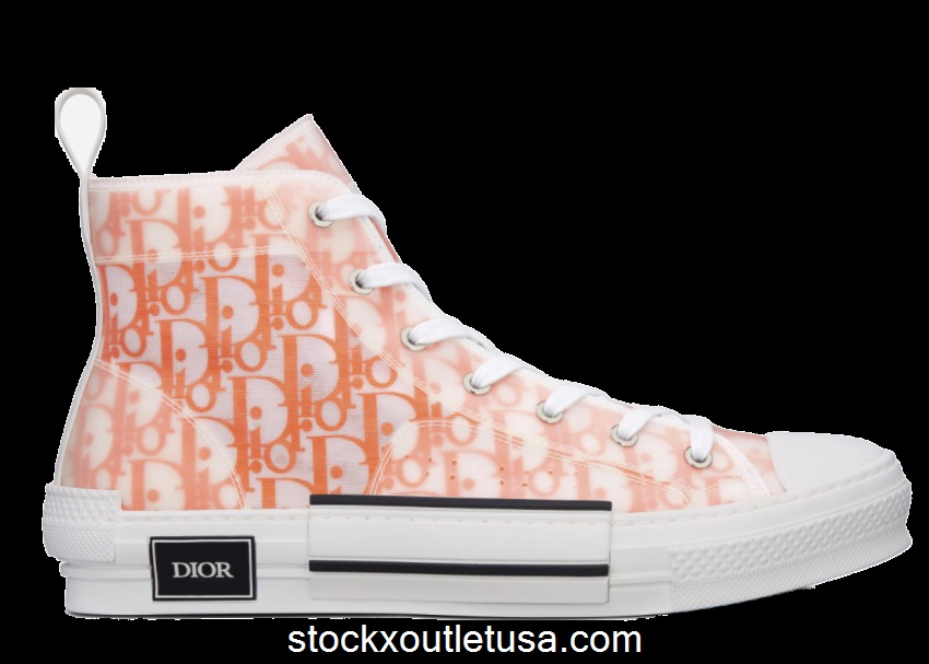 Outlet Dior B23 High Orange Oblique Canvas 3SH118YNT_H261