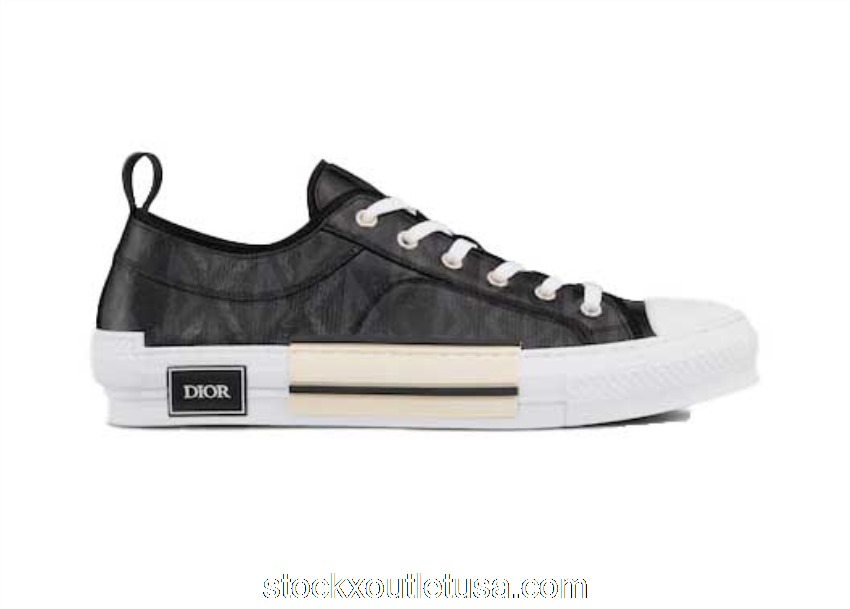 Outlet Dior B23 Low Top Black CD Diamond 3SN249ZPP_H900
