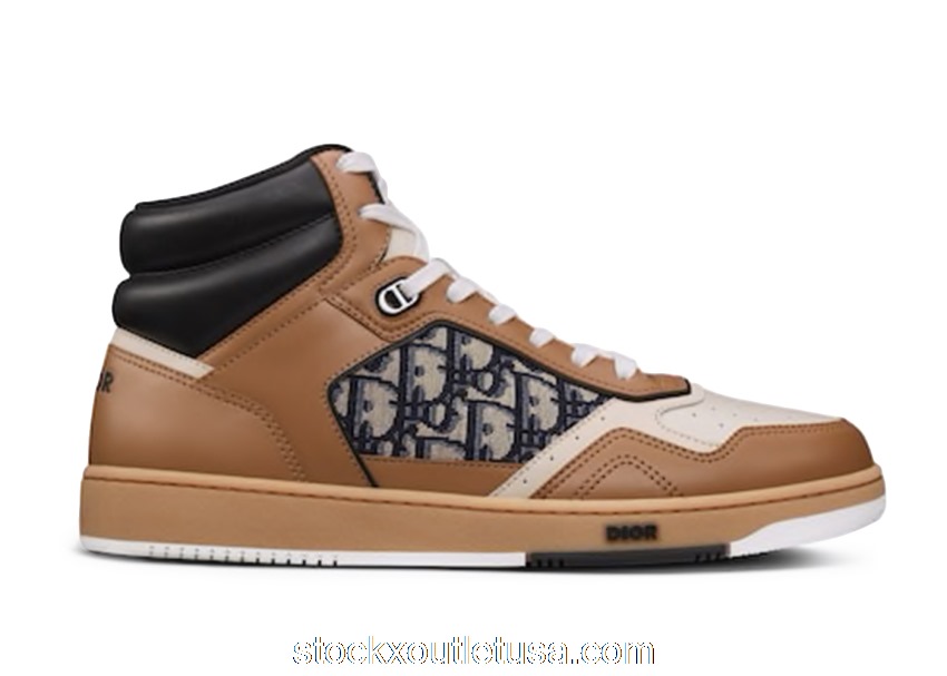 Outlet Dior B27 High Coffee Cream Black 3SH133ZIR_H761