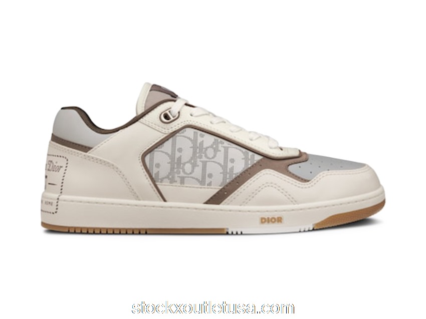 Outlet Dior B27 Low by Birkenstock Cream Greige Greige Dior Oblique 3SN272ZSR_H167