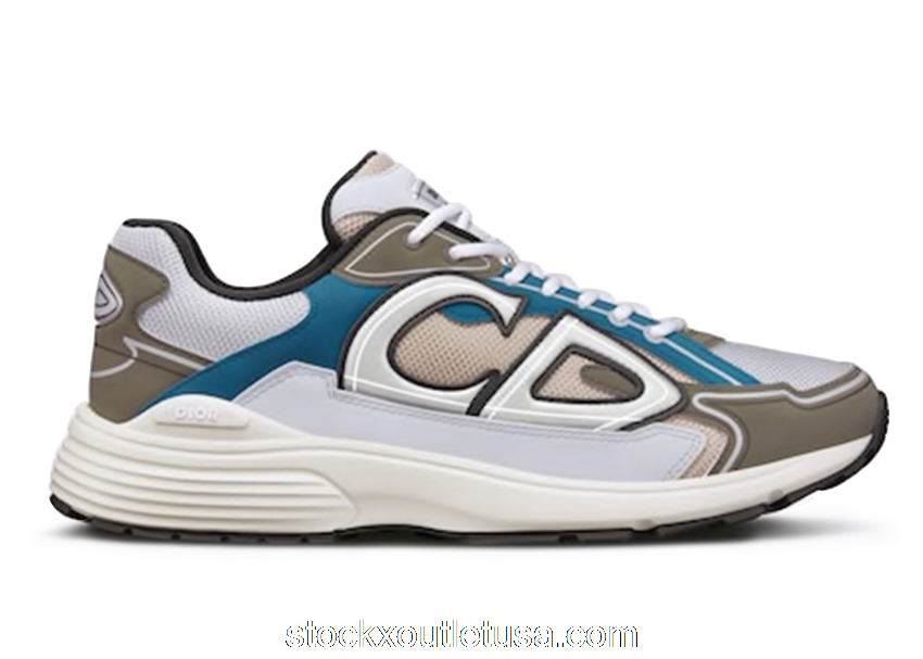 Outlet Dior B30 White Beige Blue Olive 3SN279ZMC_H866