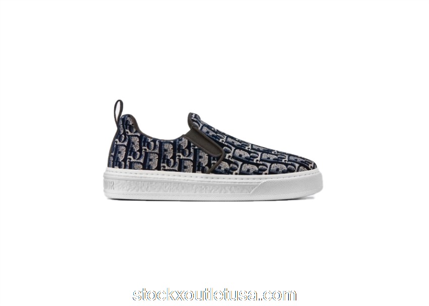 Outlet Dior Solar Slip-On Blue Oblique KCK292VOB_S56B
