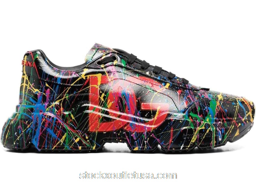 Outlet Dolce & Gabbana Daymaster Black Paint Splatter (W) CS1791AY305