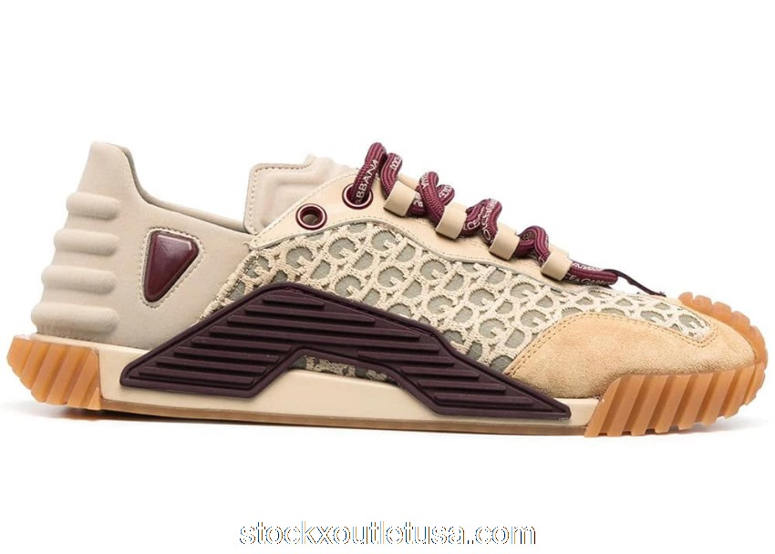 Outlet Dolce & Gabbana NS1 Low Top Beige Brown (W) CK1810AW239
