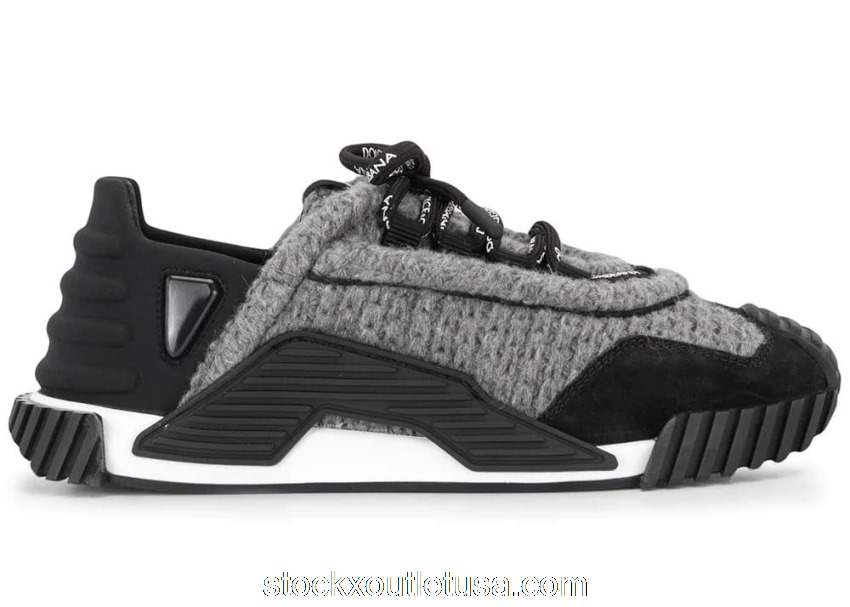 Outlet Dolce & Gabbana NS1 Low Top Black Grey (W) CK1826AW772