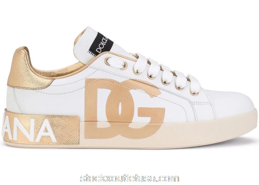 Outlet Dolce & Gabbana Portofino Logo Metallic Gold (W) CK1544B596089662