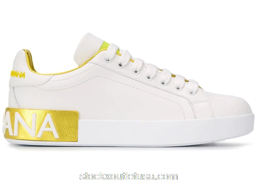 Outlet Dolce & Gabbana Portofino White Metallic Yellow (W) CK1544AX615