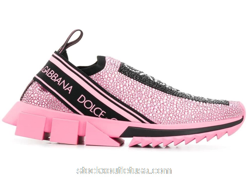 Outlet Dolce & Gabbana Sorrento Slip On Pink Crystal (W) CK1644AZ2848B400