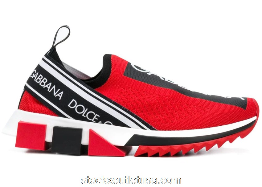 Outlet Dolce & Gabbana Sorrento Slip On Red Black (W) CK1595AH67789873