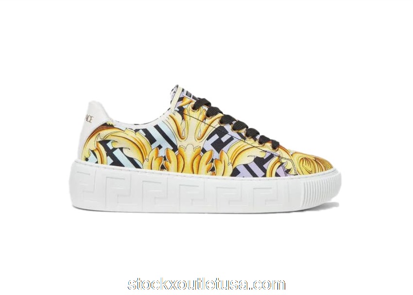 Outlet Fendi Fendace Gold Baroque Greca (W) 1004184-1A04194_5X00V
