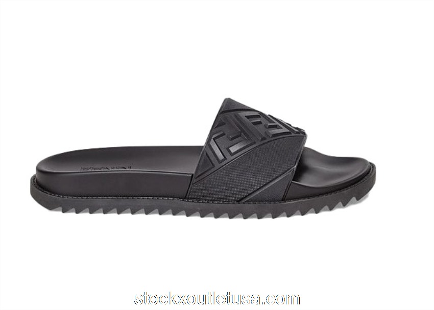 Outlet Fendi Slides Black 7X1377ABO2F0QA1