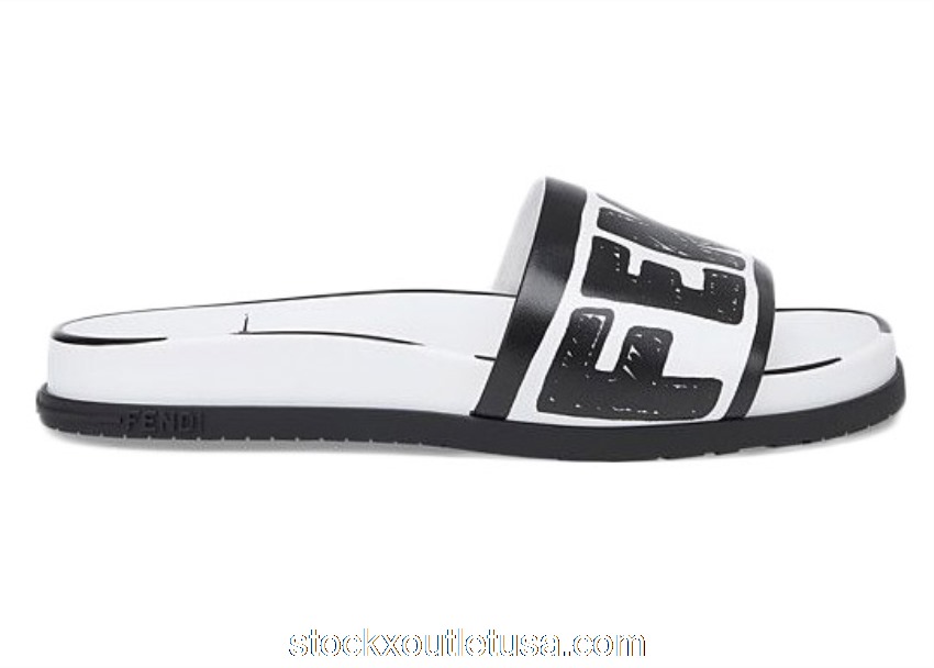 Outlet Fendi x Joshua Vides Slide White (W) 8X8030AC82F1BOD