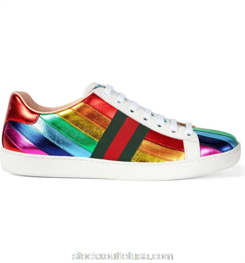 Outlet Gucci Ace Rainbow