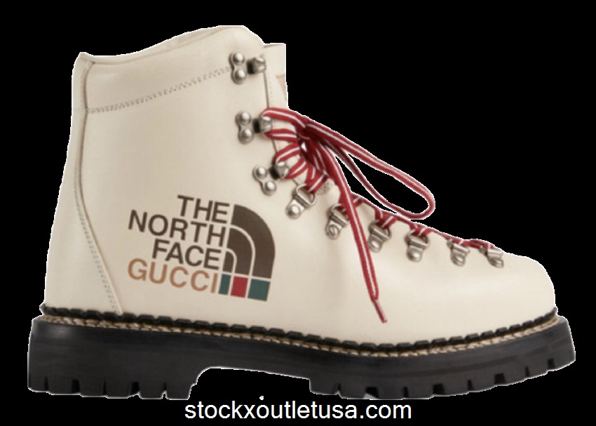 Outlet Gucci x TNF Boot Ivory