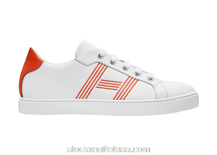 Outlet Hermes Avantage White Orange (W) H201114Zv91360