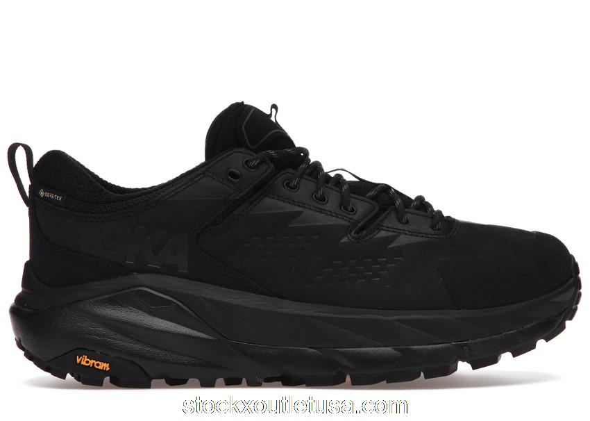 Outlet Hoka One One Kaha Low GTX Black Charcoal Grey 1118586-BCCG