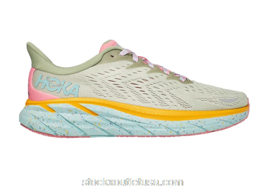 Outlet Hoka One One Movement Clifton 8 Free People Seaweed (W)