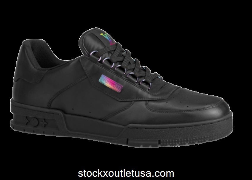 Outlet LV Trainer Black Iridescent 1A5YSG