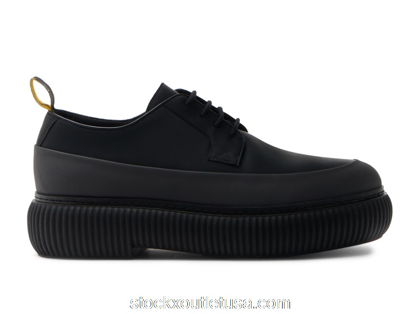 Outlet Lanvin Arpege Derbies Black Black FM-FSLY01-RULE-P2210