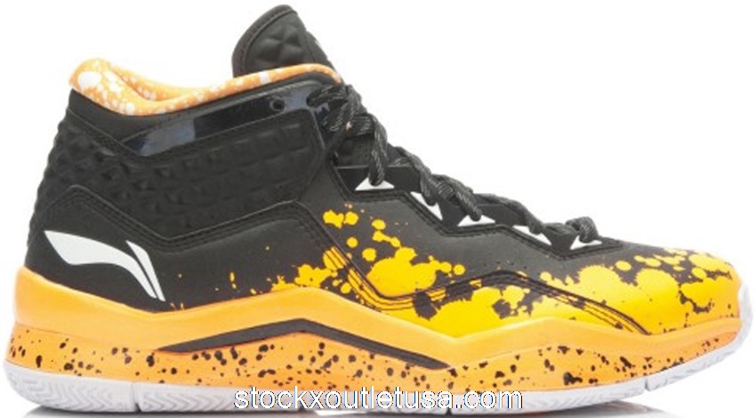 Outlet Li-Ning Way Of Wade 3 Orange Drip ABAJ013-WU