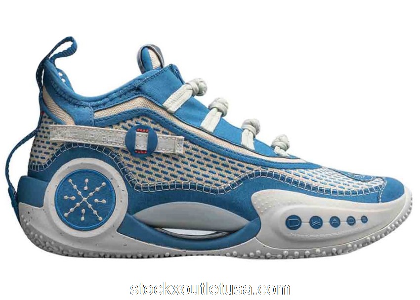Outlet Li-Ning Way of Wade 9 CNY Blue Ploughing and Weeding ABAR119-2-B