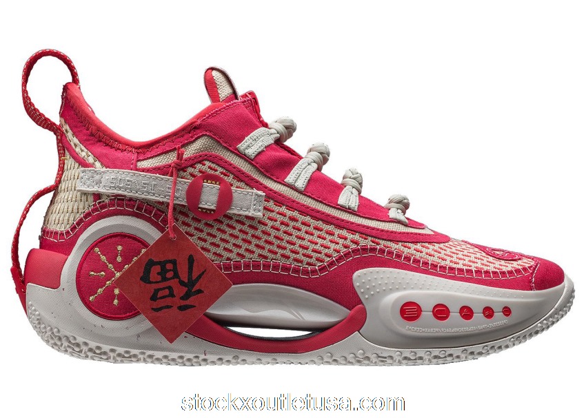 Outlet Li-Ning Way of Wade 9 CNY Red Harvest ABAR119-2-R