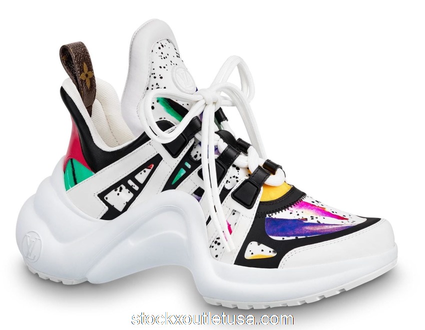 Outlet Louis Vuitton Archlight Trainer Multicolor White (W) 1A58BG