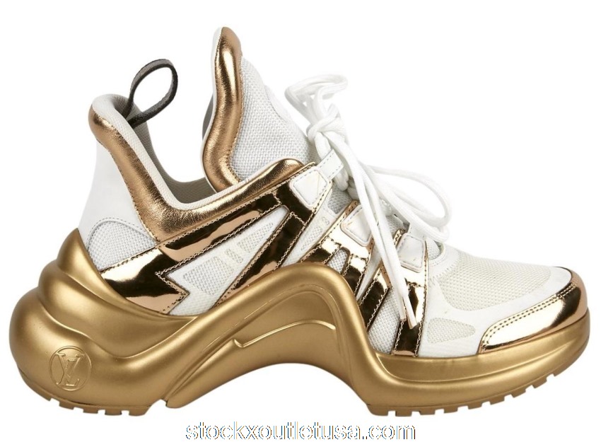 Outlet Louis Vuitton Arclight Trainer Gold (W) 1A52J2