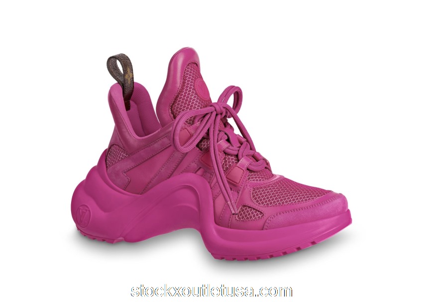 Outlet Louis Vuitton Arclight Trainer Rose Pop (W) 1A882Q