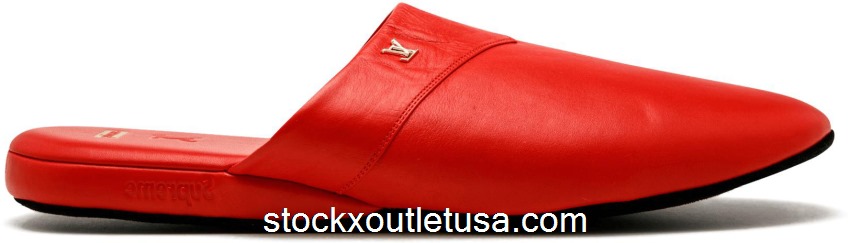 Outlet Louis Vuitton Hugh Slipper Supreme Red