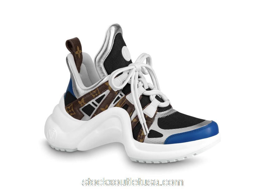 Outlet Louis Vuitton LVXLOL Arclight Trainer Black Blue (W) 1A7ROQ